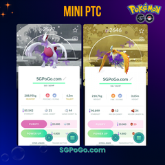 Pokémon PTC Go - Shiny Shadow Lugia - Ho-oh - Go Tour 2026 ✨Special Background✨