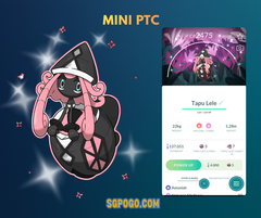 Shiny Tapu Lele✨2025 Wild Area Special Background✨mini PTC 20k✨