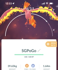 Shiny Moltres 2018 (Guaranteed lucky)