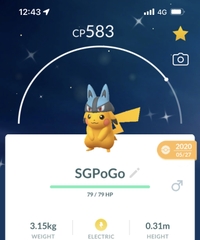 Shiny Pikachu Lucario hat