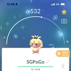 Shiny Smoochum (Bow Costume)