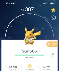 Shiny World Championships 2023 Pikachu