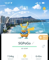Shiny Scuba Pikachu (World Championships 2024)