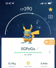 Shiny Scuba Pikachu (World Championships 2024)