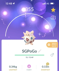 Shiny Togepi with Flower Crown