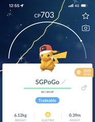 Shiny Pikachu World Cap