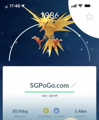 Shiny Dynamax Zapdos