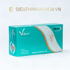 Găng Tay Y Tế Latex Vglove 5.0 (Có Bột)