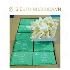 Găng Tay Y Tế Latex Vglove 5.0  (Không Bột)