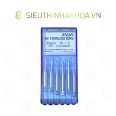 Mũi Nạo Ngà Tay Chậm MI Stainless Burs Mani