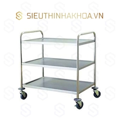 Xe Đẩy Inox 3 Tầng