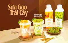 Tự pha chế trà trái cây ngon như các thương hiệu lớn bằng Syrup San