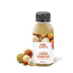 SYRUP LONG NHÃN CHÔM CHÔM Chai 100ml (Trái Cây Tự Nhiên - Hương Thơm, Màu Sắc Nổi Bật)