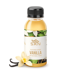 SYRUP HƯƠNG VANI Chai 100ml, đậm đà, có chai chiết 100ml tặng công thức, latte, trà sữa, làm bánh, pha chế đa dạng
