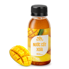 NƯỚC CỐT XOÀI Chai 1Kg, tặng sách công thức, tiện dụng, trái cây tự nhiên, đậm đặc, chuyên dùng pha chế trà trái cây, soda