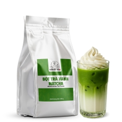 Bột Matcha Đài Loan 500g Kinh Bắc, Trà Xanh Matcha, Chuẩn Pha Chế, Latte, Làm Bánh