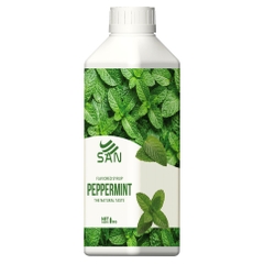 SYRUP HƯƠNG BẠC HÀ (1 kg), tặng sách công thức, tiện dụng, trái cây tự nhiên, đậm đặc, chuyên dùng pha chế trà trái cây, soda