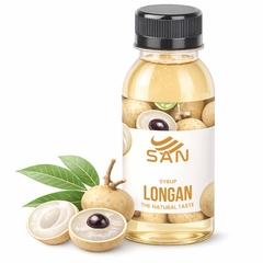 SYRUP LONG NHÃN – LONGAN SYRUP (100 ml), tặng sách công thức, tiện dụng, trái cây tự nhiên, đậm đặc, chuyên dùng pha chế trà trái cây, soda