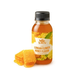 SYRUP HƯƠNG MẬT ONG HOA NHÃN Chai 100ml – Syrup pha chế trà sữa, đồ uống – Có mẫu 100ml, tặng công thức pha chế
