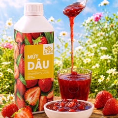 Mứt Dâu Tây Đậm Đặc Chai 1Kg