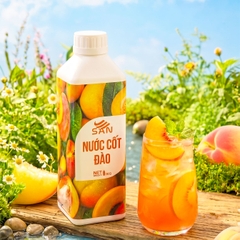 Nước Cốt Đào SAN Chai 1Kg