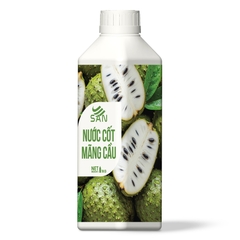 NƯỚC CỐT MÃNG CẦU Chai 1Kg (Trái Cây Tự Nhiên - Hương Thơm, Màu Sắc Nổi Bật)