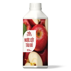 NƯỚC CỐT TÁO ĐỎ Chai 1Kg (Trái Cây Tự Nhiên - Hương Thơm, Màu Sắc Nổi Bật)