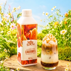 Syrup Caramel SAN Chai 1Kg – Siro Pha Cà Phê, Latte, Trà Sữa, Đá Xay, Làm Bánh