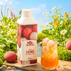Syrup Vải Thanh Xuân SAN Chai 1Kg