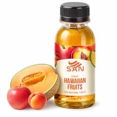 Syrup Táo Đào Dưa Lưới SAN Chai 1Kg