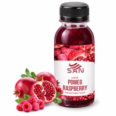 Syrup Lựu Đỏ Mâm Xôi SAN Chai 1Kg