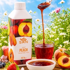 Syrup Đào Ori SAN Chai 1Kg