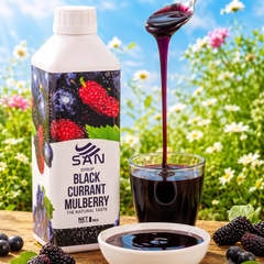 Syrup Nho Đen Dâu Tằm SAN Chai 1Kg