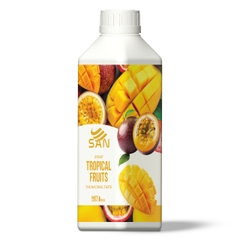 SYRUP XOÀI - CHANH DÂY Chai 1Kg (Trái Cây Tự Nhiên - Hương Thơm, Màu Sắc Nổi Bật)