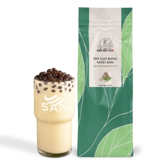 Trà Xanh Gạo Rang Đặc Biệt Kinh Bắc 200g (Pha trà sữa, trà trái cây đậm vị)