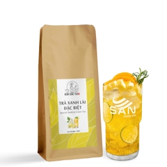 Trà Xanh Lài Đặc Biệt Kinh Bắc 100g (Mùi Thơm Hương Lài - Màu Nước Vàng Trong)