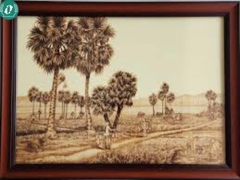Tranh lá thốt nốt