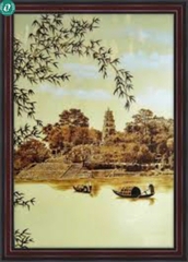 Tranh lá thốt nốt