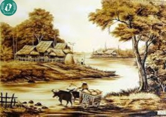 Tranh lá thốt nốt