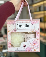 Set sữa tắm Jmella 500ml + Bông tắm