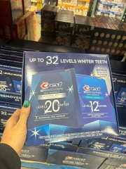 Set dán trắng răng Crest 3D 30 gói (Profes + Remove)