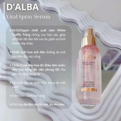 Xịt Dalba Vital Spray Serum #hồng 100ml (cty)
