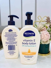 Dưỡng thể vitamin E Redwin chai 400ml