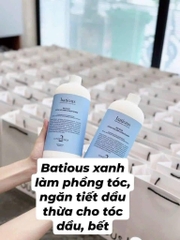 Cặp gội + xả Batious 500ml #xanh ord