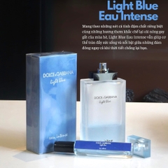 Nước hoa D&G Light Blue Eau Intense chiết 10ml
