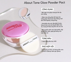 Phấn phủ About Tone #Glow (hồng)