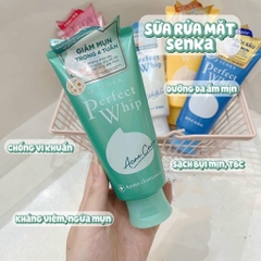 SRM Senka Perfect Whip (xanh lá) #Acne Care sale