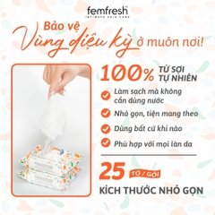 Khăn ướt vệ sinh vùng kín Femfresh gói 10M