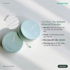 Phấn bột Innis Nosebum Mirenal