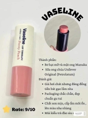 Son dưỡng Vaseline #pretty peach